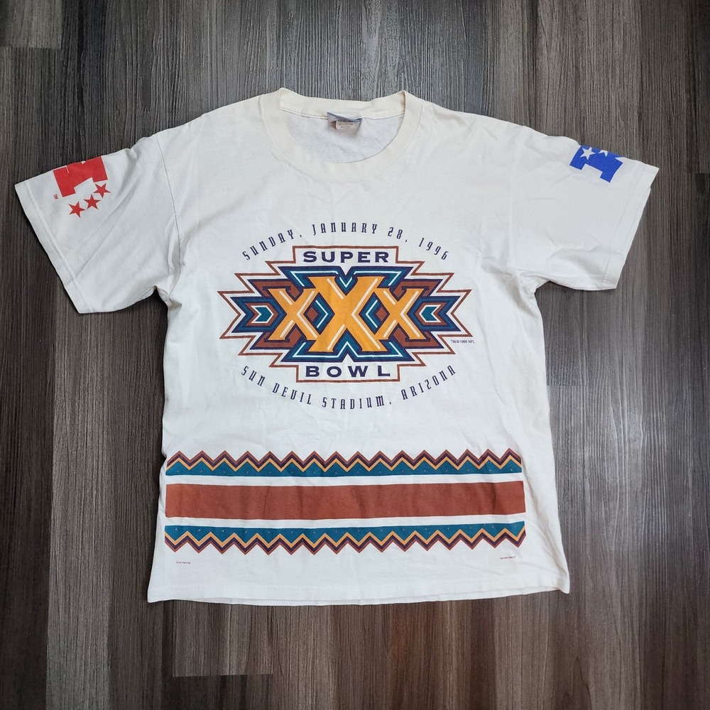 Super Bowl XXX 30 Lee Sport Big Logo Tempe AZ  Mens sz Large Dallas Cowboys